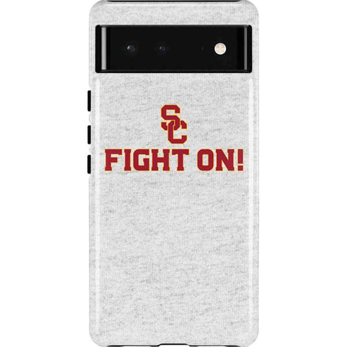 University of Southern California USC Fight On Grey Pixel Cases